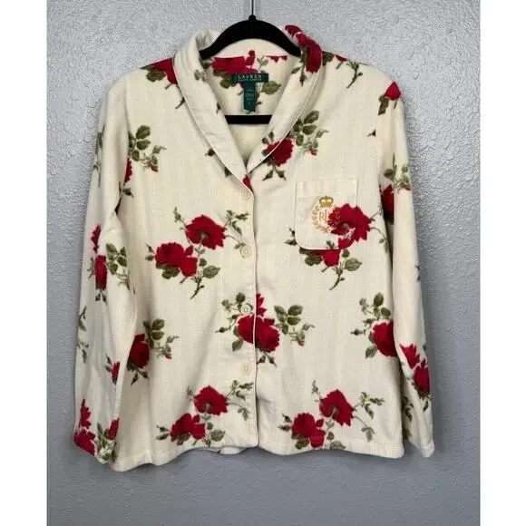 Lauren Ralph Lauren Women’s Vintage Floral Sleep Wear Set / Size-Large - Picture 16 of 16
